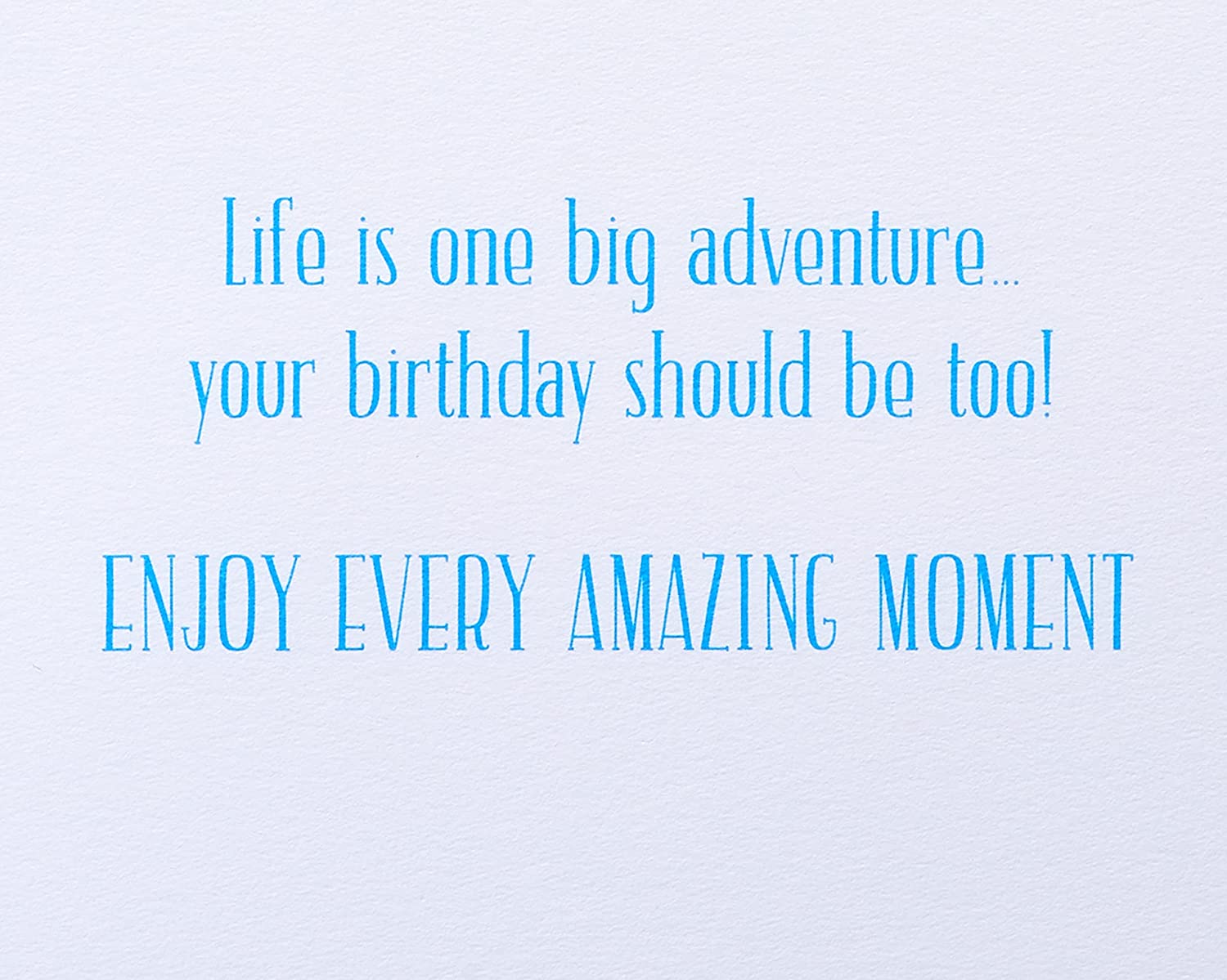 Papyrus Birthday Card (One Big Adventure) - Image 3